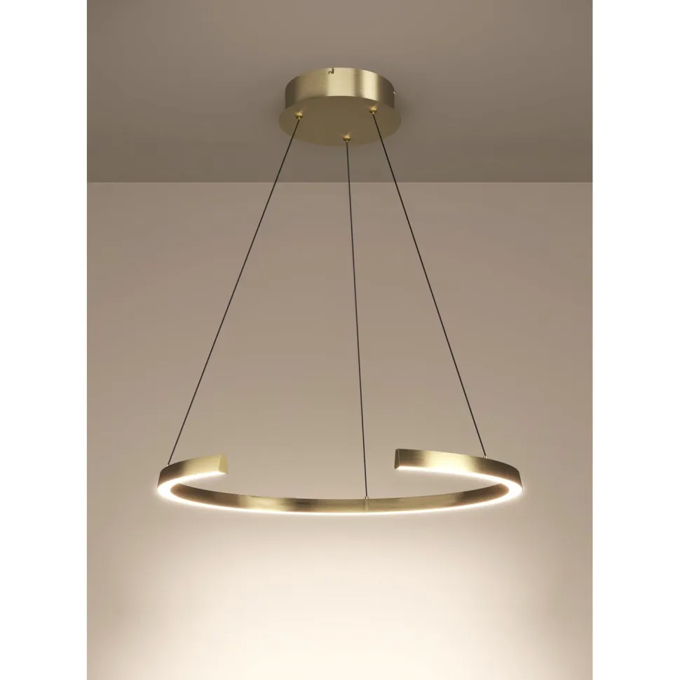 Riippuvalaisin Eglo Labonete Ø80cm 24.8W LED CCT 2200-6500K 4100lm himmennettävä IP20 kaukosäädin kulta
