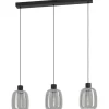 Riippuvalaisin Eglo Molochio-z LED RGB CCT 3-osainen musta