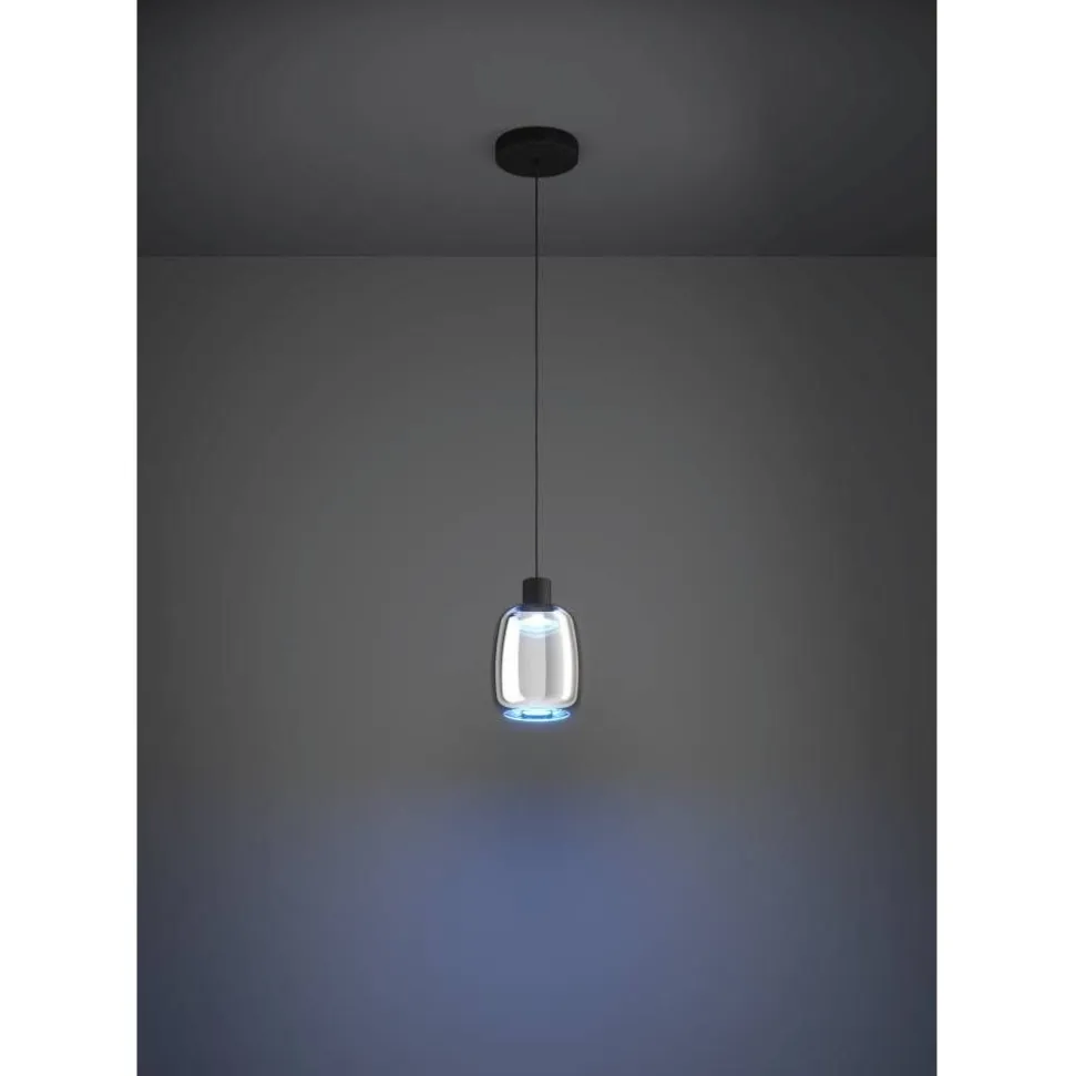 Riippuvalaisin Eglo Molochio-z LED RGB CCT musta