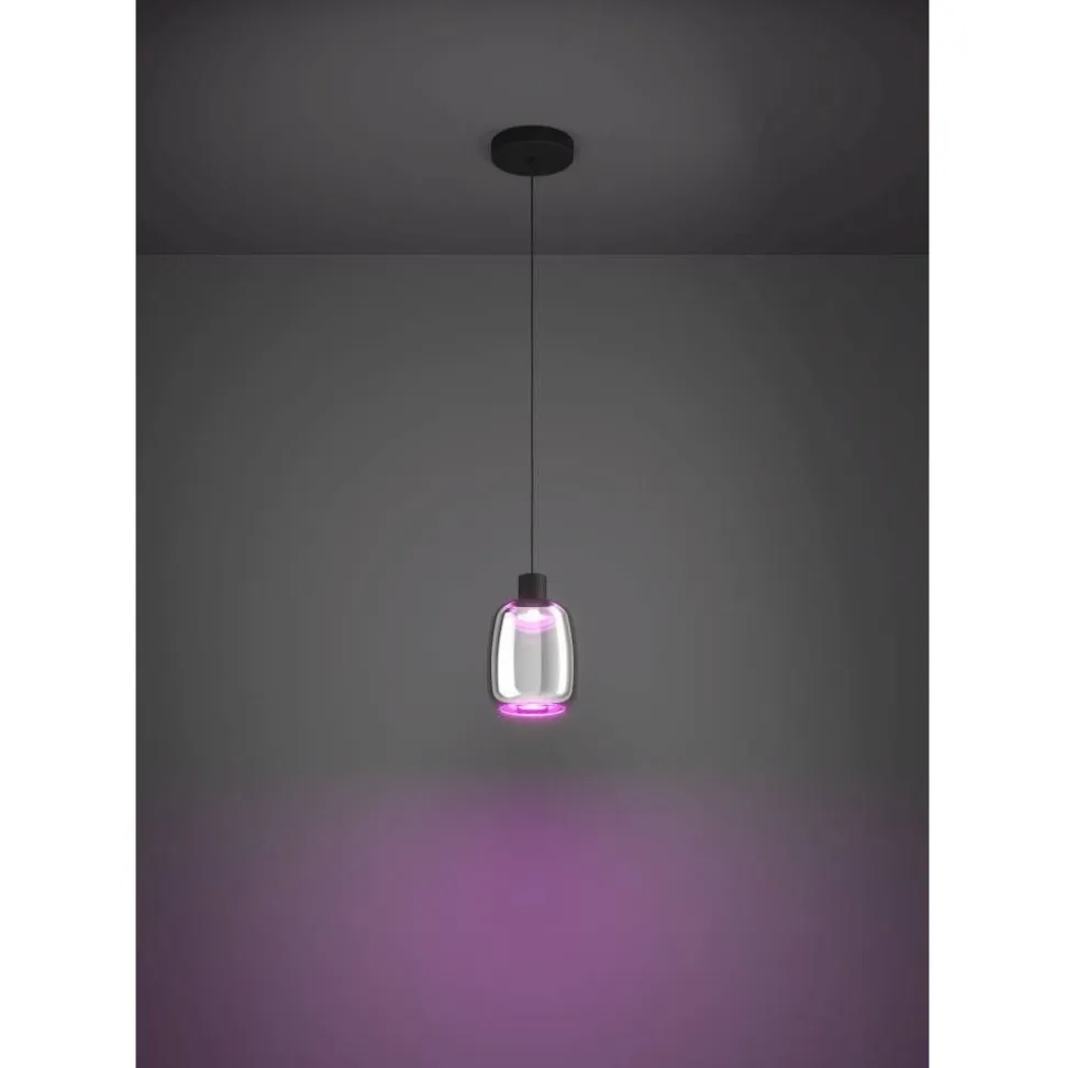Riippuvalaisin Eglo Molochio-z LED RGB CCT musta