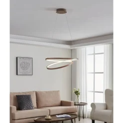 Riippuvalaisin Eglo Ruotale LED Ø55cm hiekka