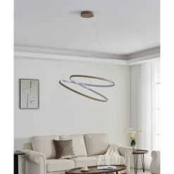Riippuvalaisin Eglo Ruotale LED Ø55cm hiekka