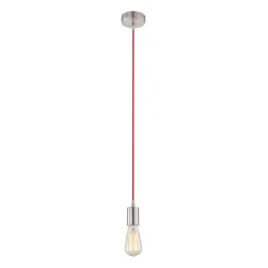 Riippuvalaisin Globo Noel Ø10cm 60W punainen