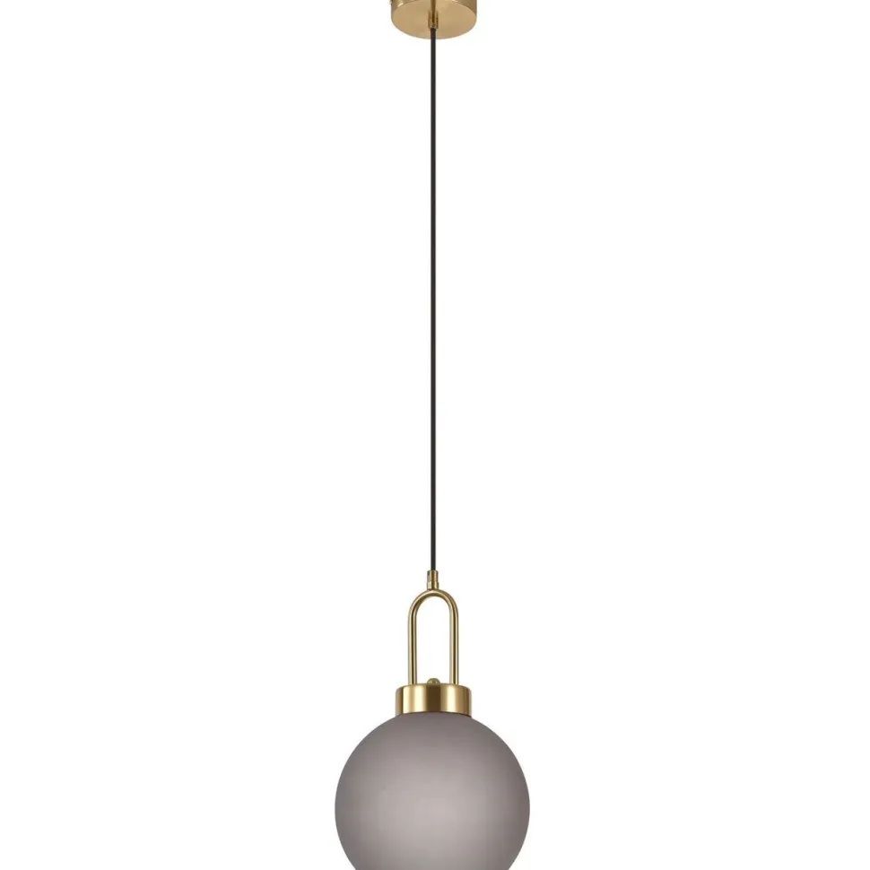Riippuvalaisin House Nordic Luton Round, Ø20cm, messinki/matta savulasi