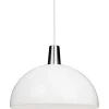 Riippuvalaisin Innolux Kupoli Ø 400x260 mm hopea