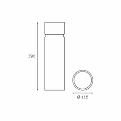 Riippuvalaisin Innolux Murakka Ø115mm valkoinen