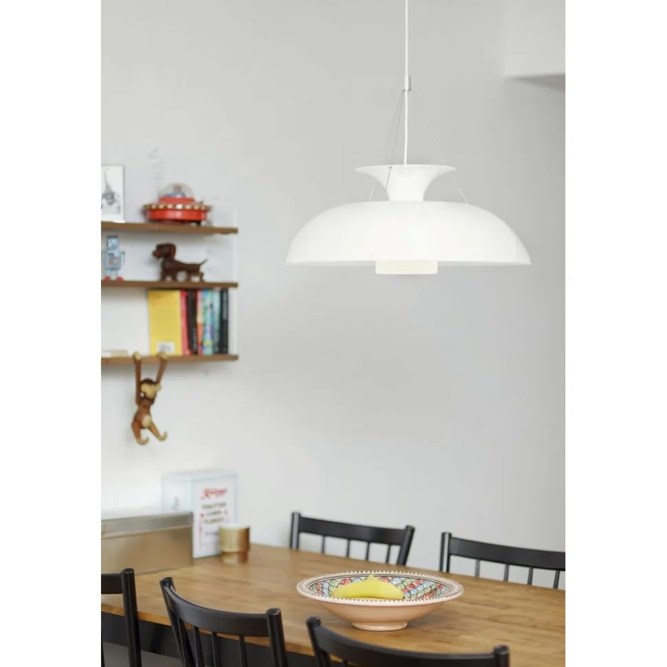 Riippuvalaisin Innolux Taifuuni Ø 460x440 mm valkoinen
