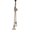 Riippuvalaisin LeuchtenDirekt Rope 2xE27 Ø10 cm beige