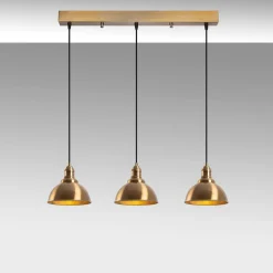 Riippuvalaisin Linento Lighting Varzan 10862, 70x21x117cm, antiikkimessinki