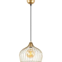 Riippuvalaisin Linento Lighting Bek, Ø30cm, säädettävä korkeus, kulta