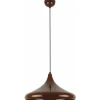 Riippuvalaisin Linento Lighting Eysan 207, Ø35cm, ruskea