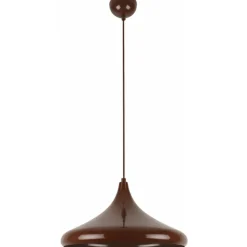 Riippuvalaisin Linento Lighting Eysan 207, Ø35cm, ruskea