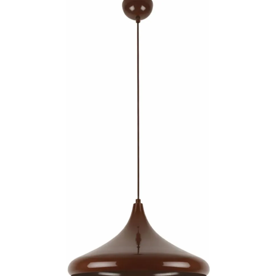 Riippuvalaisin Linento Lighting Eysan 207, Ø35cm, ruskea