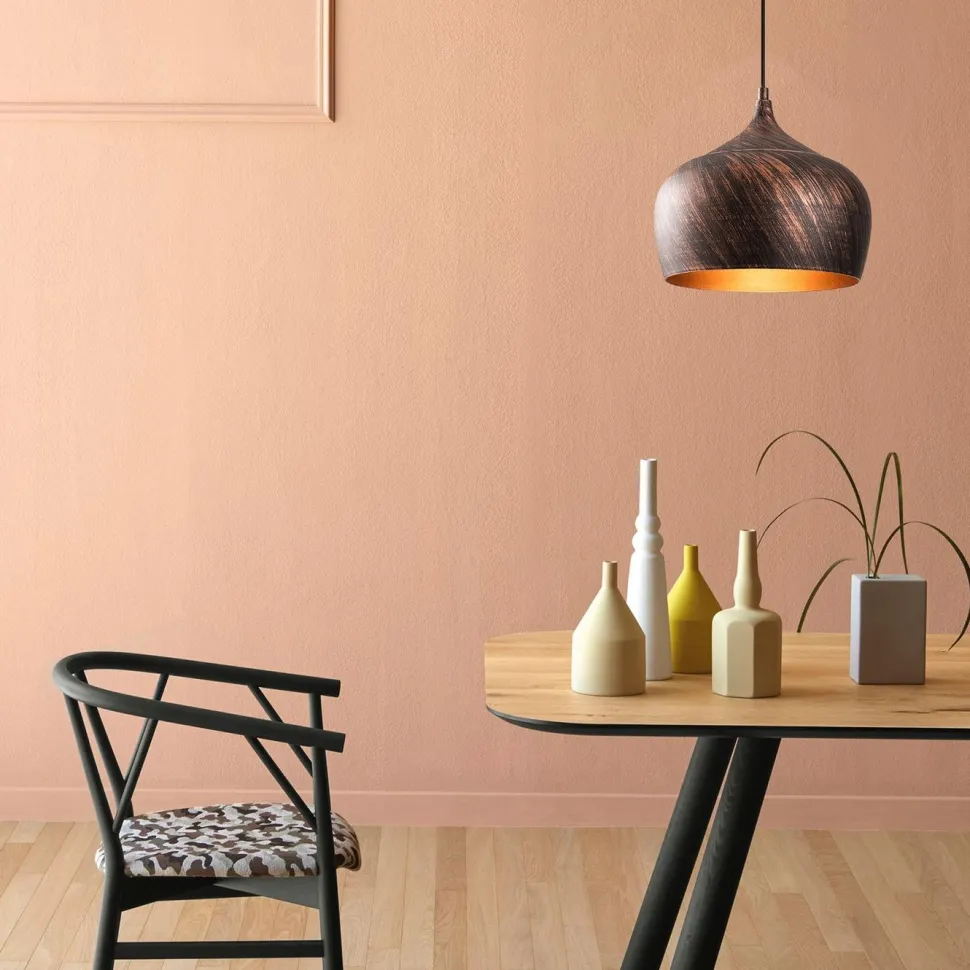 Riippuvalaisin Linento Lighting Saglam 3761, Ø28cm, kupari/kulta