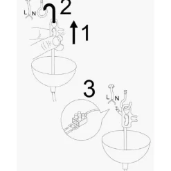 Riippuvalaisin Linento Lighting Saglam 3761, Ø28cm, kupari/kulta