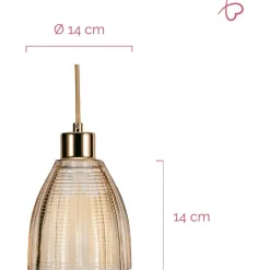 Riippuvalaisin Paulmann Pauleen Gleaming Gold, 13.3cm, E27, kulta