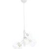 Riippuvalaisin Aneta Lighting Atom, 5-osainen, valkoinen