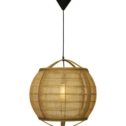 Riippuvalaisin Aneta Lighting Borneo Ø50cm, ruskea