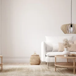 Riippuvalaisin Aneta Lighting Calyps, Ø45cm, luonnollinen