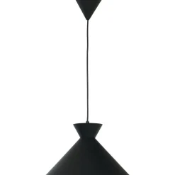 Riippuvalaisin Aneta Lighting Coni, Ø38x23cm, E27, ylös/alas, musta