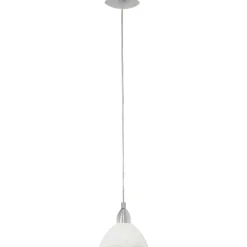 Riippuvalaisin Brenda Ø 195x1100 mm valkoinen/harjattu teräs