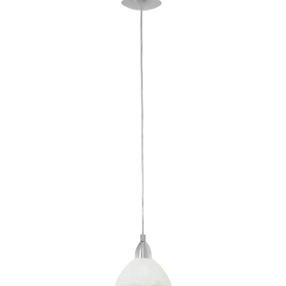 Riippuvalaisin Brenda Ø 195x1100 mm valkoinen/harjattu teräs