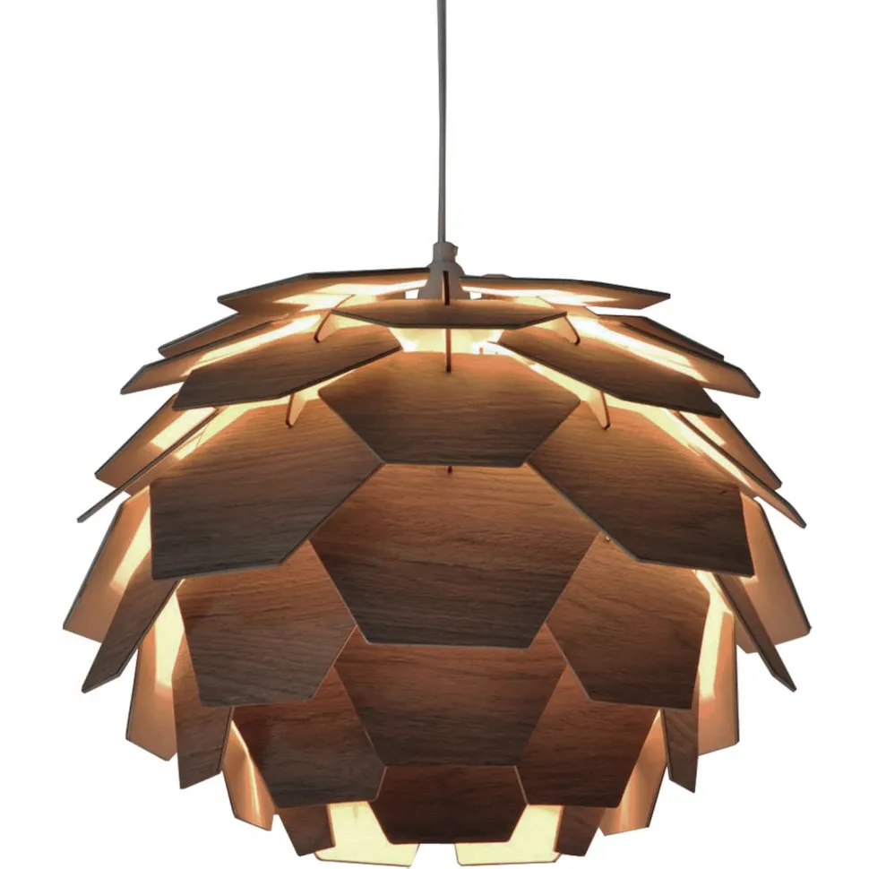 Riippuvalaisin Carpatica Ø 410x340 mm puuviilu ruskea