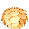 Riippuvalaisin Carpatica Ø 410x340 mm puuviilu vaalea