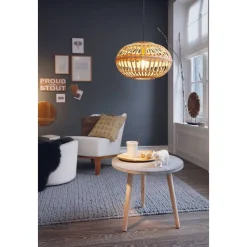 Riippuvalaisin Eglo Amsfield Ø38cm puu
