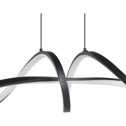 Riippuvalaisin Eglo Calarossa-z LED RGB CCT musta/valkoinen