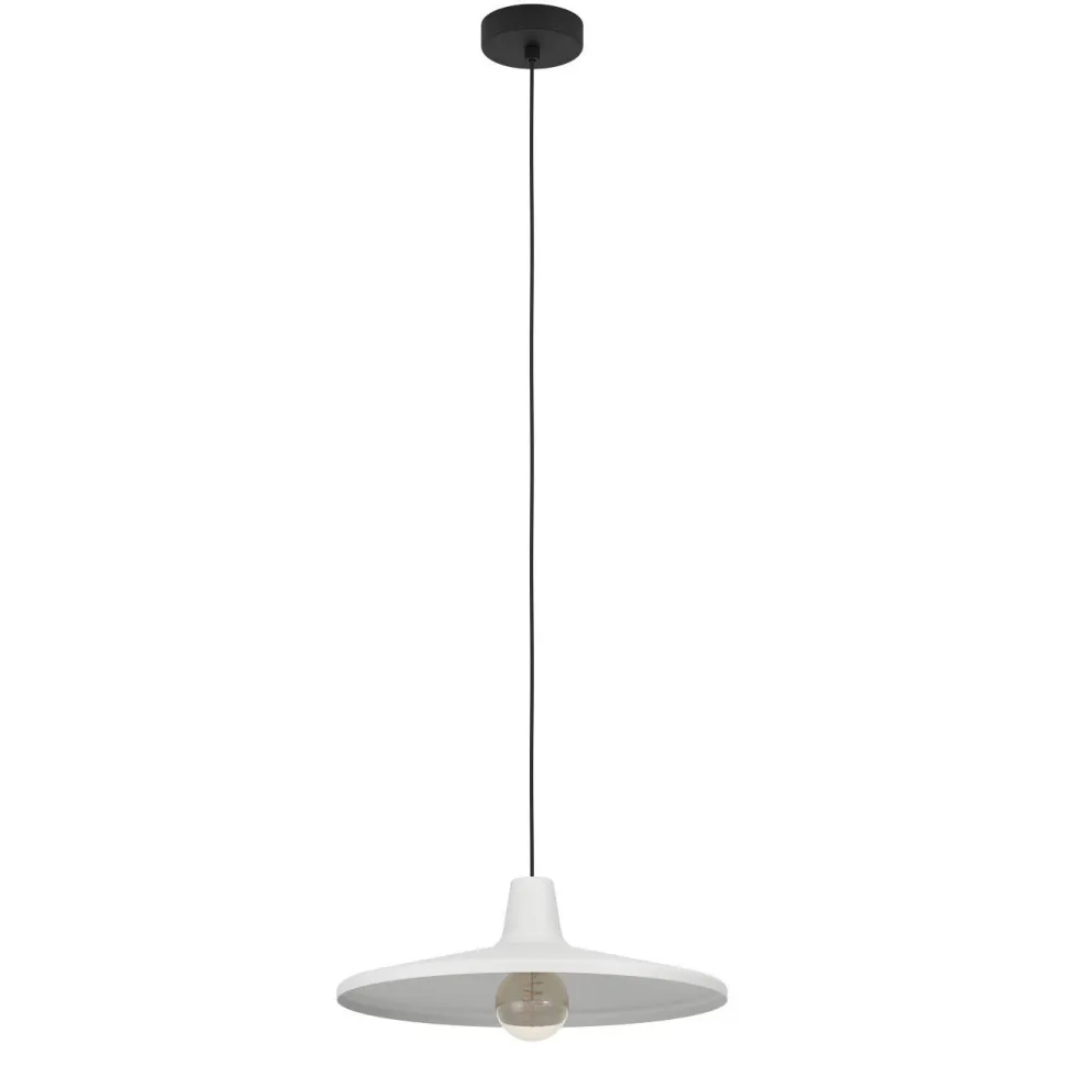 Riippuvalaisin Eglo Miniere, Ø42cm, E27, 40W, IP20, harmaa/musta