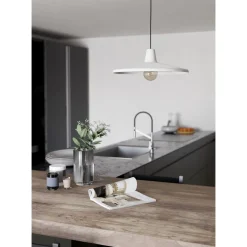Riippuvalaisin Eglo Miniere, Ø42cm, E27, 40W, IP20, harmaa/musta