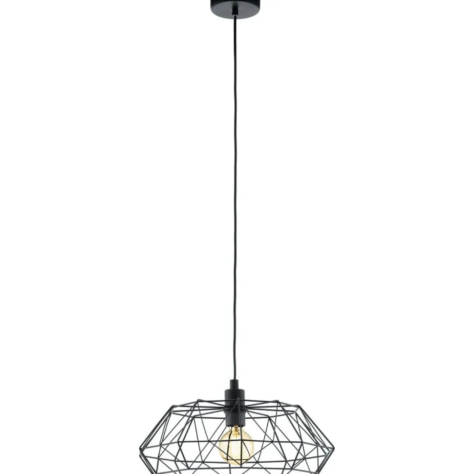 Riippuvalaisin Eglo Vintage Carlton 2 Ø45,5cm musta