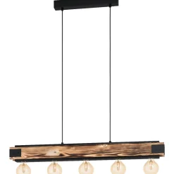 Riippuvalaisin Eglo Vintage Layham 960x85mm puu