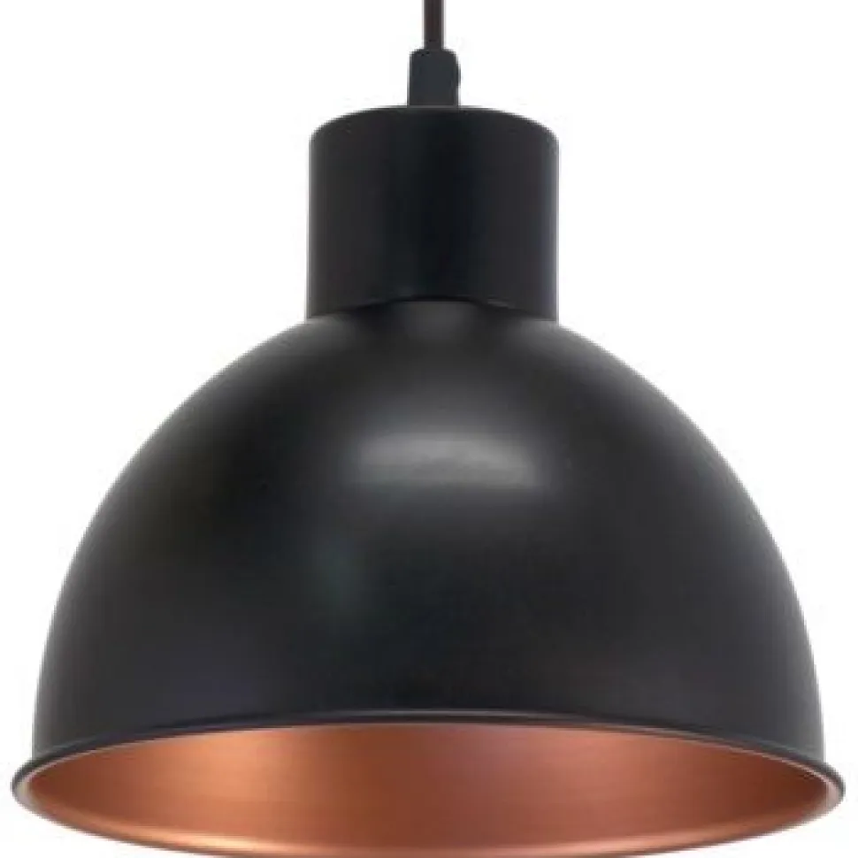 Riippuvalaisin Eglo Vintage Ø 210x1100 mm musta kupari