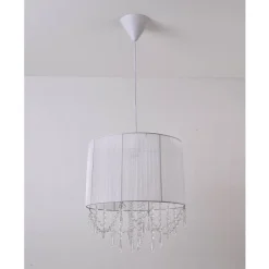 Riippuvalaisin FocusLight Malin Ø37cm, valkoinen