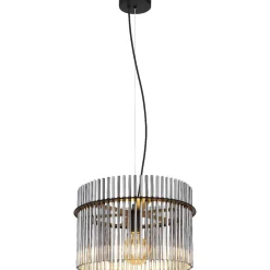 Riippuvalaisin Globo Gorley 40cm, 1xE27, musta/savu
