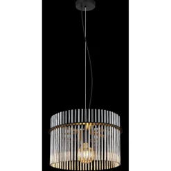 Riippuvalaisin Globo Gorley 40cm, 1xE27, musta/savu