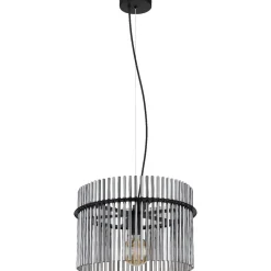 Riippuvalaisin Globo Gorley 40cm, 1xE27, musta/savu