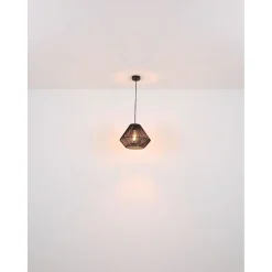 Riippuvalaisin Globo Houdini, 4xE27, musta/luonnollinen