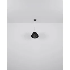Riippuvalaisin Globo Houdini, 4xE27, musta/luonnollinen