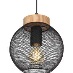 Riippuvalaisin Globo Pablo Ø20cm, musta/ruskea