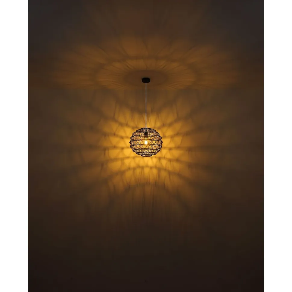 Riippuvalaisin Globo Senni 39cm, ruskea, 1xE27