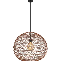 Riippuvalaisin Globo Senni 59cm, tummanruskea, 1xE27