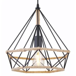 Riippuvalaisin Globo Ulleu Ø38cm 60W ruskea/musta