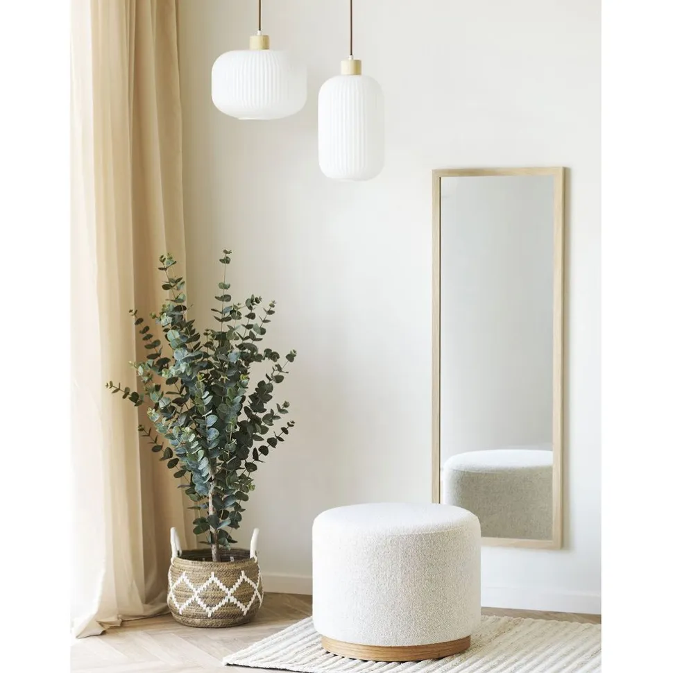 Riippuvalaisin House Nordic Argalo, ø20cm, E27, 40W, valkoinen/puu