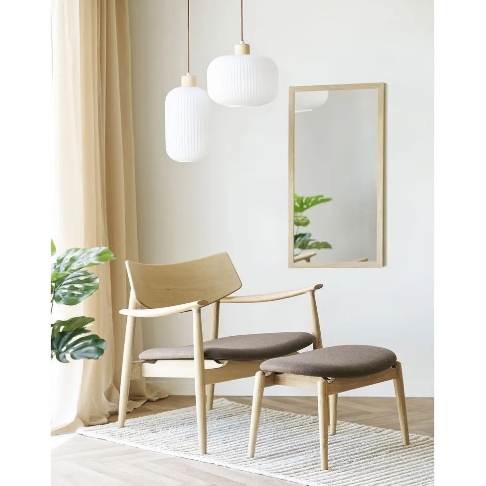Riippuvalaisin House Nordic Argalo, ø30cm, E27, 40W, valkoinen/puu