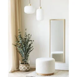 Riippuvalaisin House Nordic Argalo, ø30cm, E27, 40W, valkoinen/puu