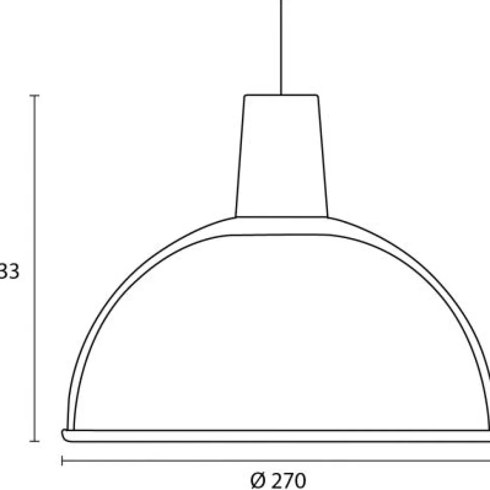 Riippuvalaisin Innolux Kuplat Ø 270x133 mm kirkas