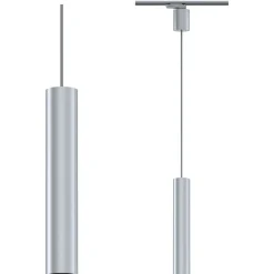 Riippuvalaisin kiskoon Paulmann ProRail3 Artemons, GU10, max.10W, himmennettävä, valkoinen